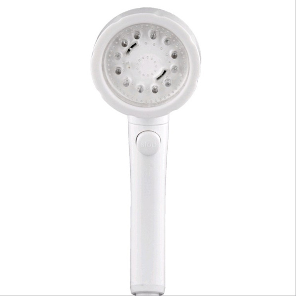 LED Negativ Jon Spa Dusch Ljus Duschmunstycke Vattenbesparande Pre