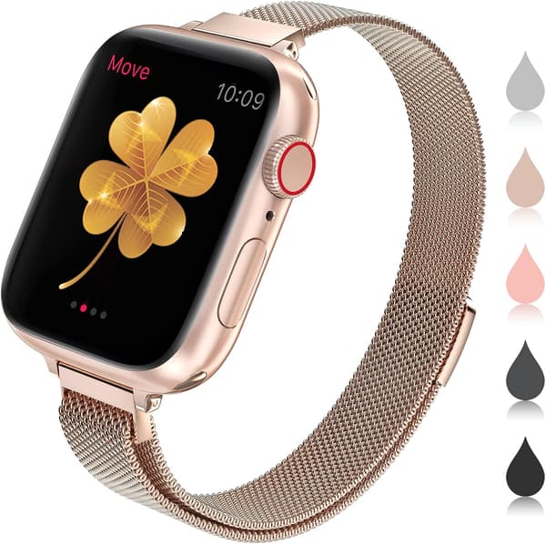 Apple Watch-rem 38mm 40mm 41mm, rustfritt stål