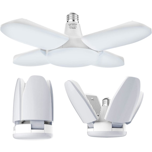 LED-garageljus, 60W E27 6500K 6000Lm verkstadslampa, LED-taklampa