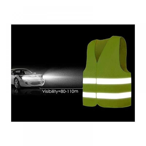Harvinainen helmi varoitusliivi / turvaliivit neonkeltainen fluoresoivilla