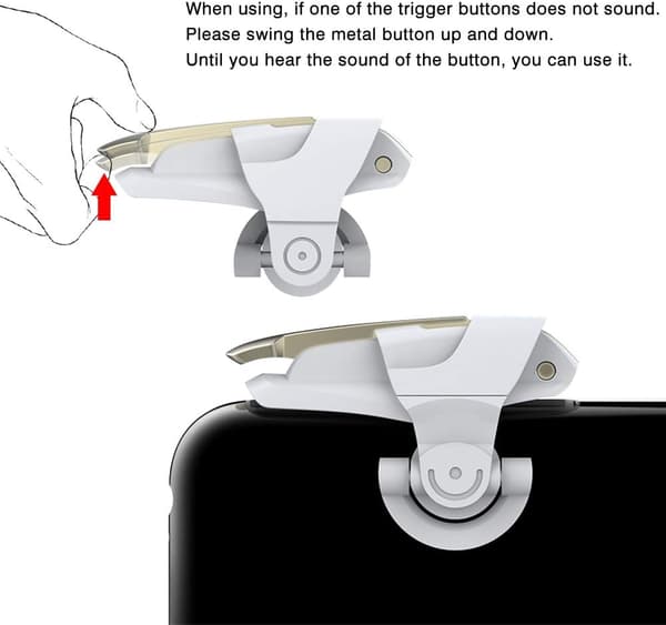 PUBG Phone Mobile Game Controller Trigger, L1R1 Phone Trigger til