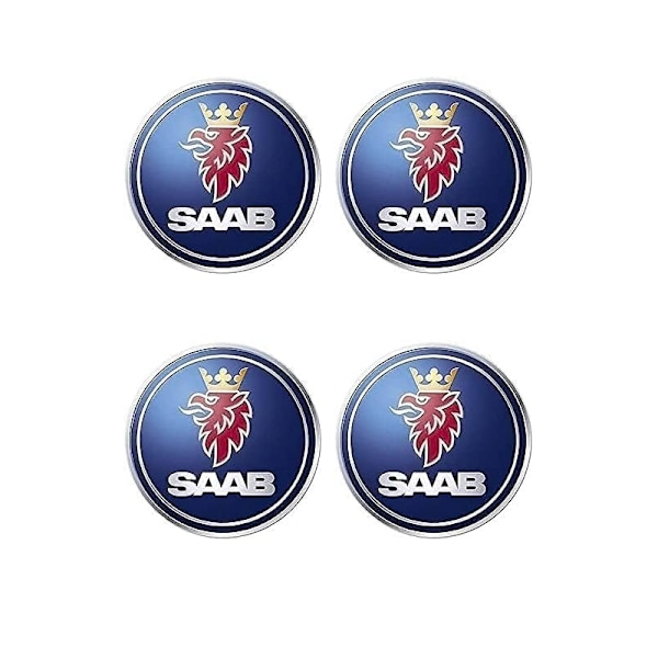 Passar Saab hjulkapsel, logotyp SAAB hjul modifierad bil logotyp