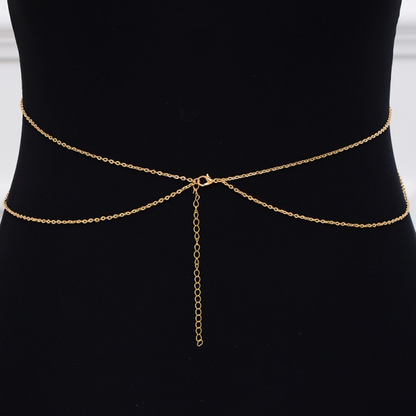 Fashion Body Chain Body Smycken Belly Chain - Body Chain - Guld