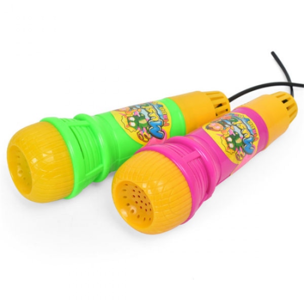 2-pack Echo Mikrofon Mikrofon Röstväxlare Toy Present Födelsedag