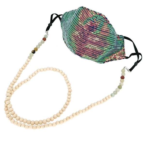 2 mobiltelefonsträngar String Beads - Beige