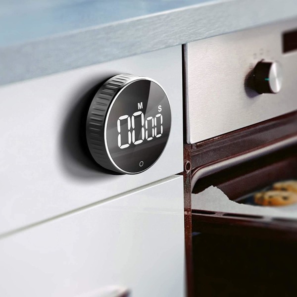 Køkken Timer, Køkken Timer med Nedtælling, Digital Magnet Timer