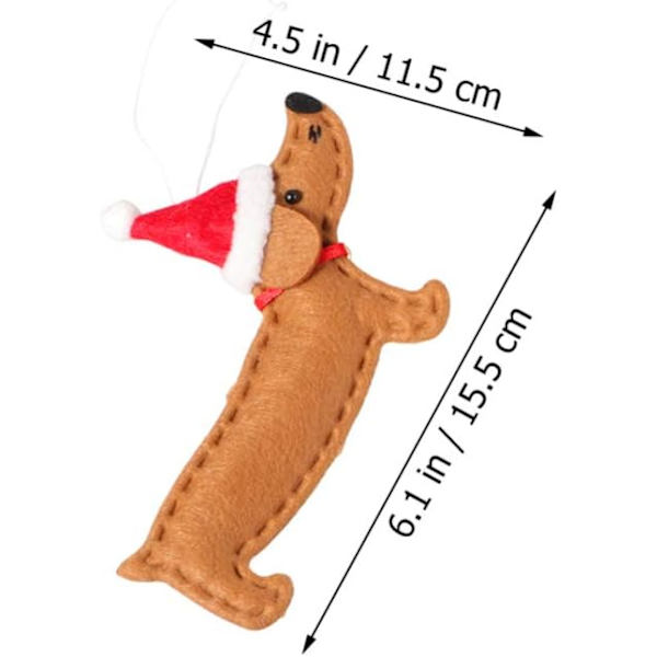 Julgransprydnader Julgranshängsmycken Taxhund Hund Sh
