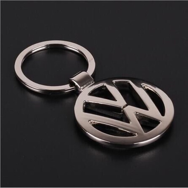 (sølv) Ny Volkswagen nøglering, metalvedhæng