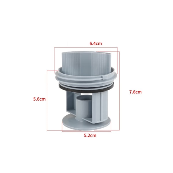 Avløpspropp for Siemens, Bosch Wm1095/1065 Wd7205 vaskemaskin