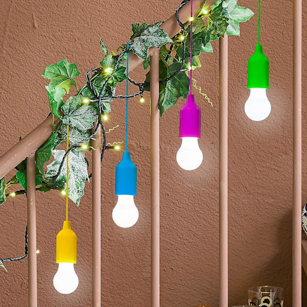 LED-slingljus 4-pack - Batteridriven LED-nattlampa