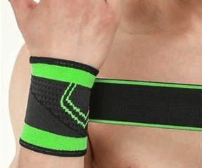 Sorte og grønne armbånd, elastiske armbånd til mænd og kvinder,