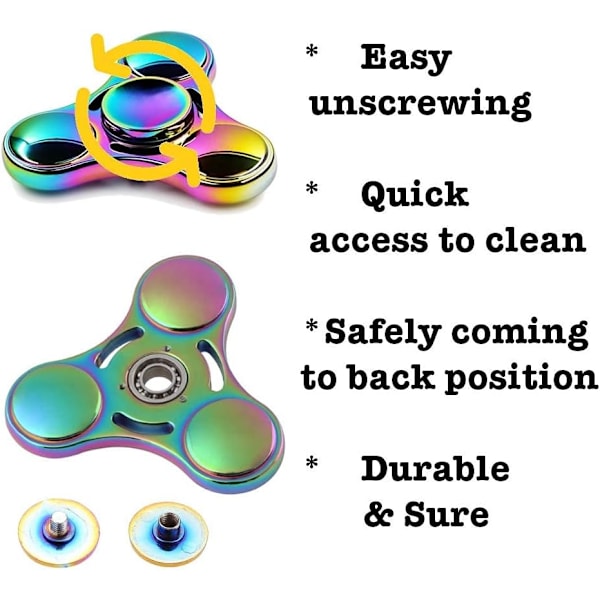 Fidget Spinner Hand Spinner Toy - Lindrar stress och ångest