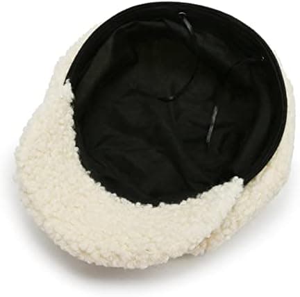 Dame Beret Hatter Fransk Stil Ull Bereter Damer Klassisk Solid W