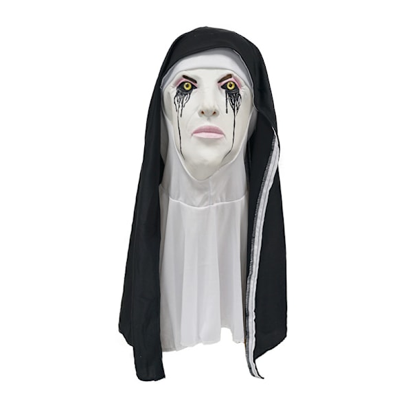 Päämalli C The Conjuring 2 Nun naamio Halloween pelottava meikkinaamio