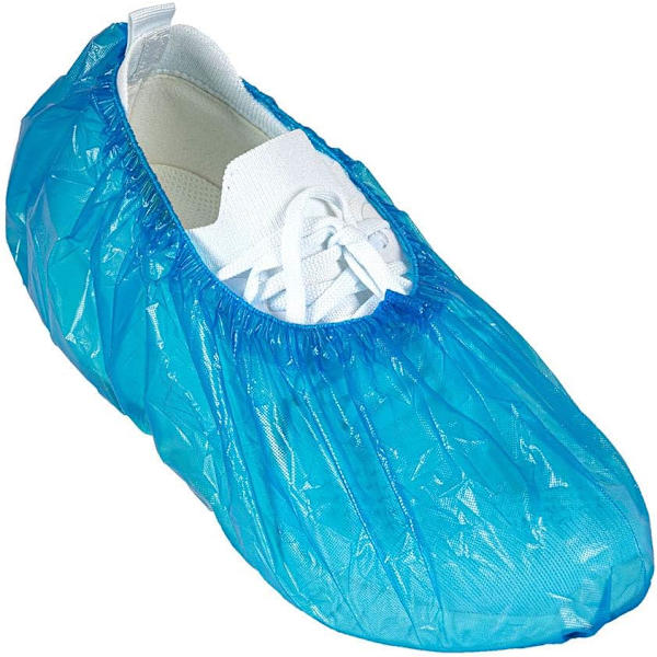 100-pack Vattentäta Premium Polyeten Engångsskoskydd -