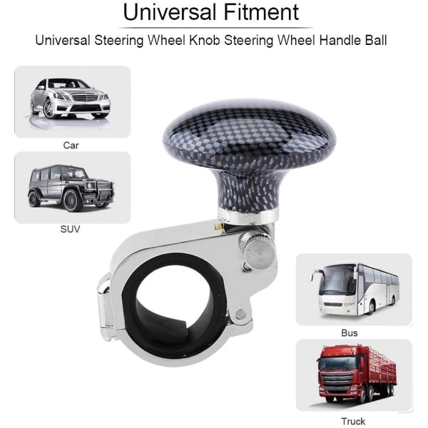Styrekule for ratt - Universell bilrattstyrekule