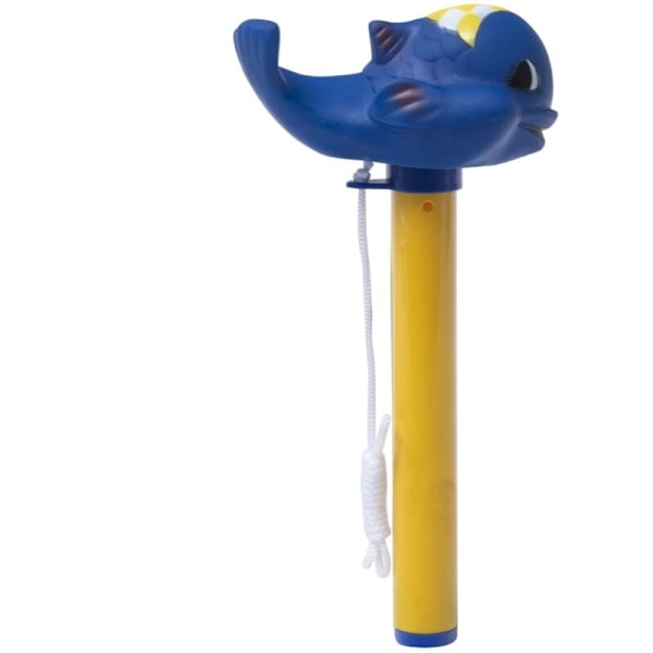 Hvaltermometer for basseng, flytende kjæledyrtermometer (blå hval)