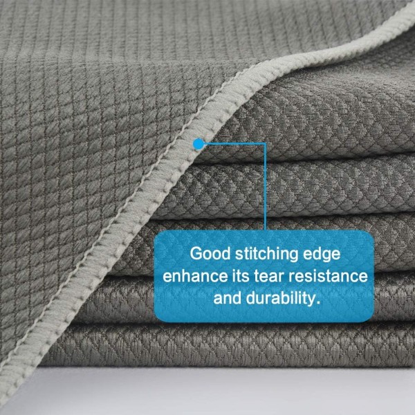 Mikrofiber Glas Rengöringsduk Lint Free Polering Handdukar för Qu