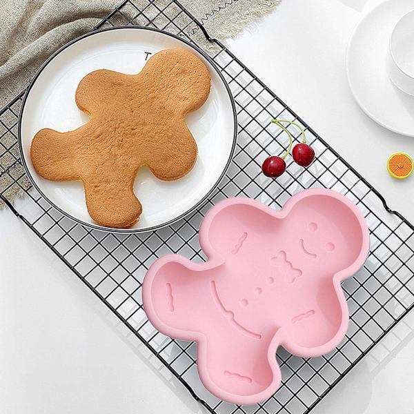 Påsktema kakform, pepparkaksdinosaurie silikon fondantform