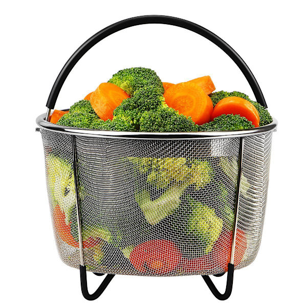 Rostfritt stål bärbar ångkokare 24 * 12cm, tryckkokare ånga