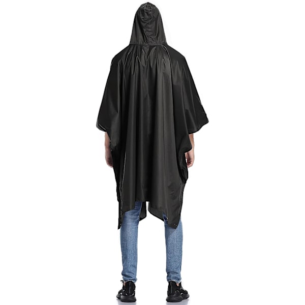 3-i-1 Poncho Multifunktionel Vandtæt Voksen Udendørs Poncho Ca