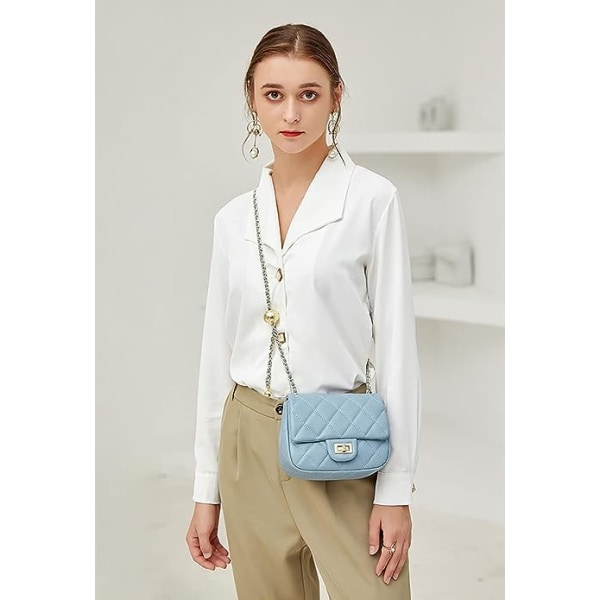 Designer håndtasker Læder Clutch Lille Quiltet Håndtaske Skuldertaske B