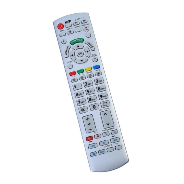 Universal TV fjärrkontroll N2QAYB 3D för Panasonic Silver one si