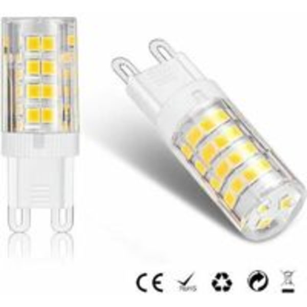 G9 LED-pære, varmt hvitt 3000K 5W G9 LED-lyspære ekvivalent