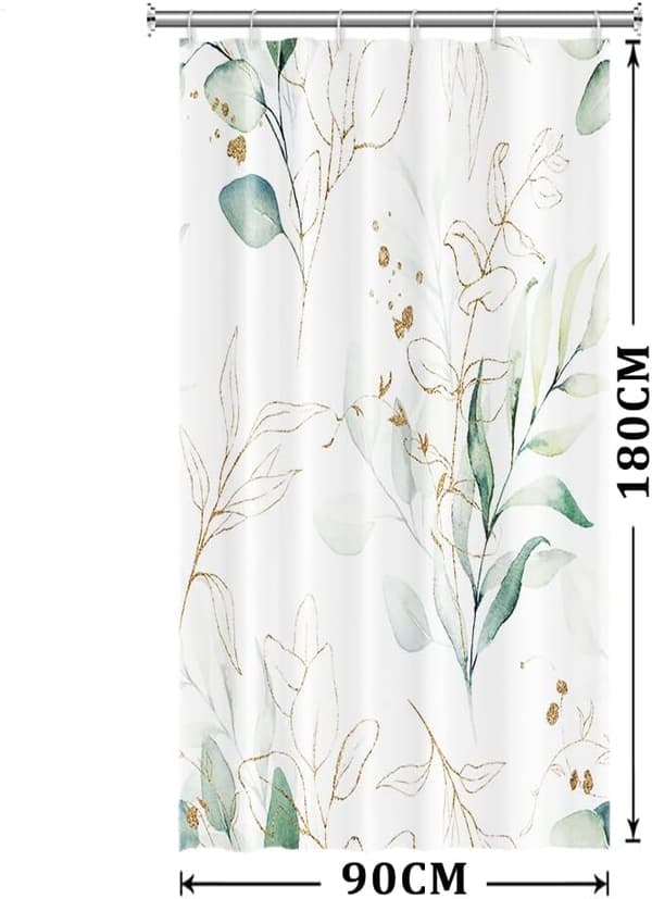 1 st Eucalyptus Duschdraperi, Liten Grön och Gyllene Växt S