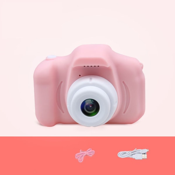 A Pink Camera for 3-8 Year Old Kids, 1080P High Resolution Digita