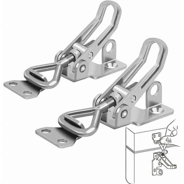 Metall Jern Toggle Latch, 2 Stykker Metall Toggle Latch, Spaklås