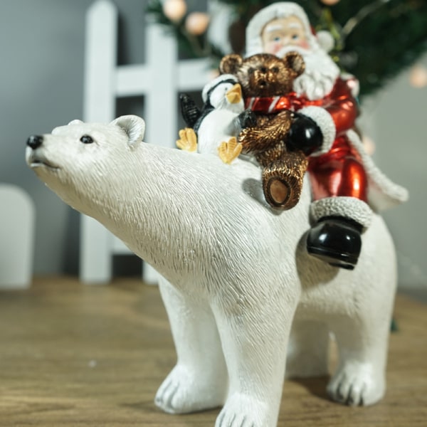 Luovuutta Joulupukki Ratsastaa Jääkarhu Koti Olohuone Työpöytä D