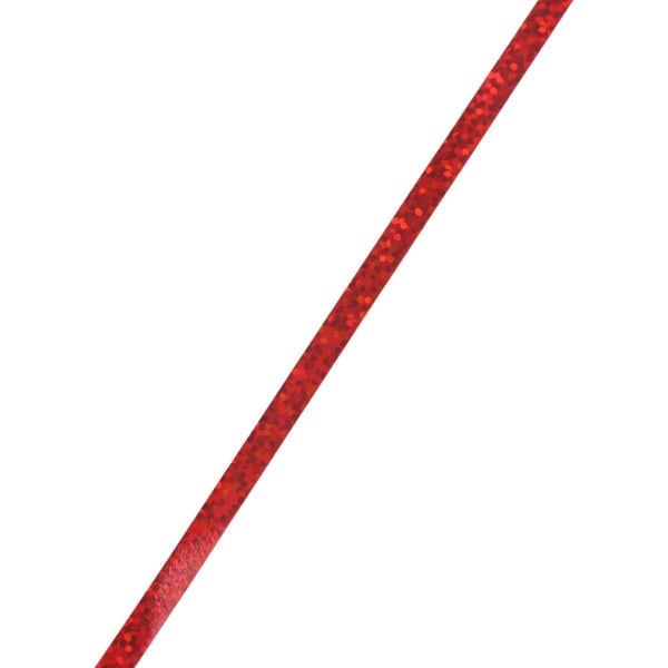 500 yards rødt krøllete krøllebånd skinnende metallisk ballongstrikk