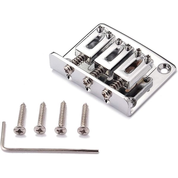 Elektrisk gitarrstall, 3 strängar justerbar fast gitarrstall f