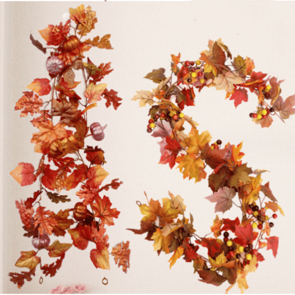 Set med 1, Flash Powder Maple Leaf Pumpkin Rattan Maple Leaf Pumpk