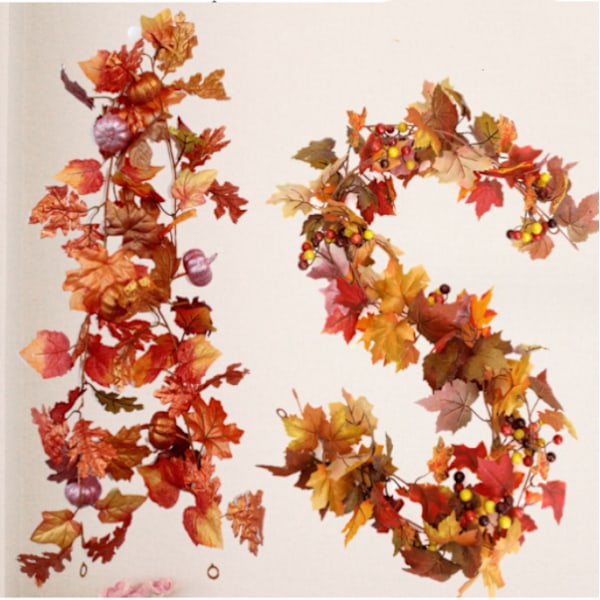Setti 1, Flash Powder Maple Leaf Pumpkin Rattan Maple Leaf Pumpk