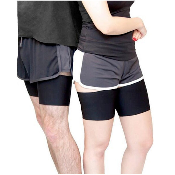 Anti-chafing elastiske lårbånd til ham og hende - Forebyg chafing