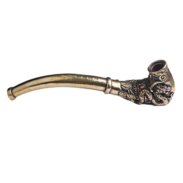 Chengxiang tradisjonelle messing drage- og fuglepipa, diverse ol