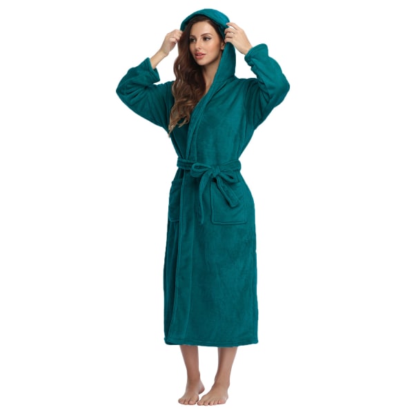 Grønn, luksuspyjamas for kvinner | Supermyk solid farge oversized