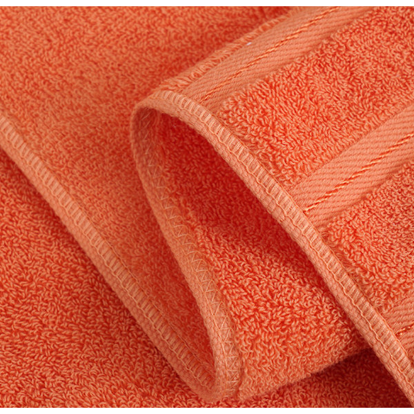 35cm*35cm, oransje, håndkle og badehåndkle, tykk bomull, absorberende