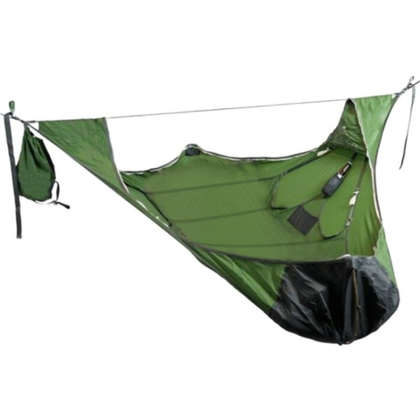 2021 Utomhus Camping Hängmatta med Hängande Myggnät Bärbar H