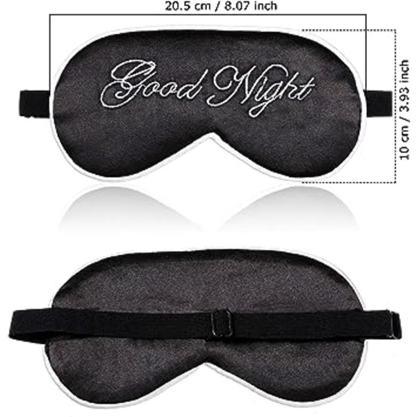 2 st silkes sovmask för kvinnor och män silkes sovmask e