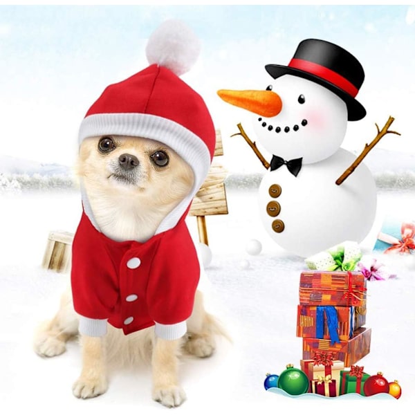 M Jul Hundekappe i Bomuld med Knapper -
