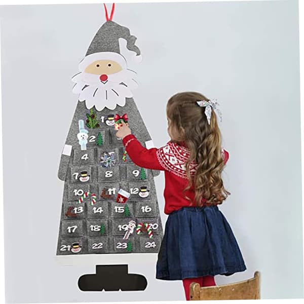 Julekalender, 45 * 115cm grå, Julekalender DI