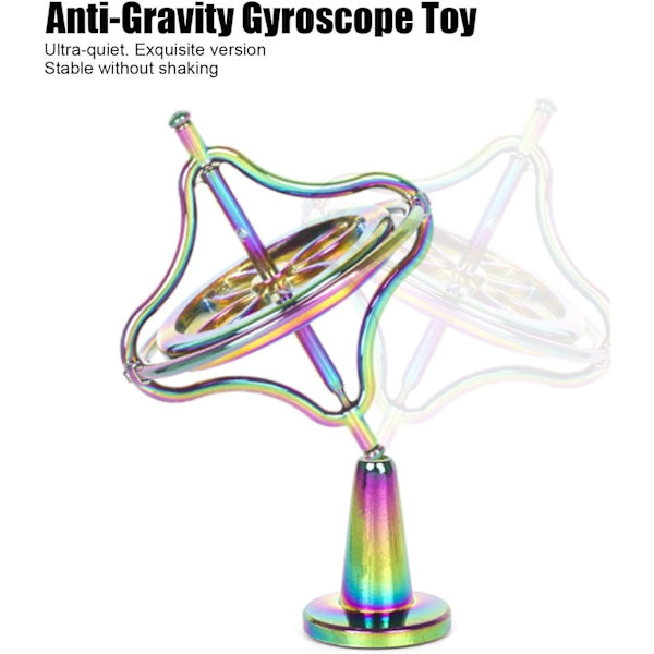 Precisionslegering Anti-gravity Rotationsbalansleksak Gyroskop Stres
