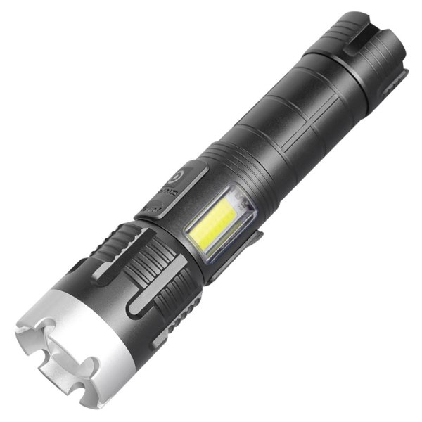 2000 Lumen Justerbar Fokus Lommelygte, Genopladelig Lommelygte P