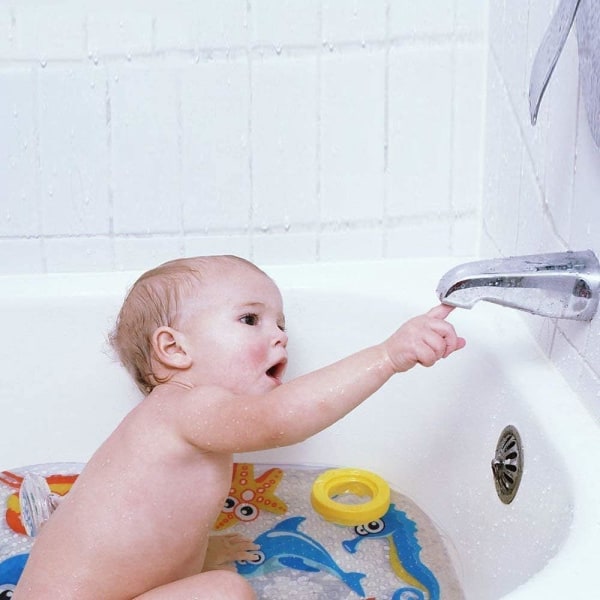 1 stk Dinosaur Kids Badekar Dusj Badematte Maskinvaskbar Antiba