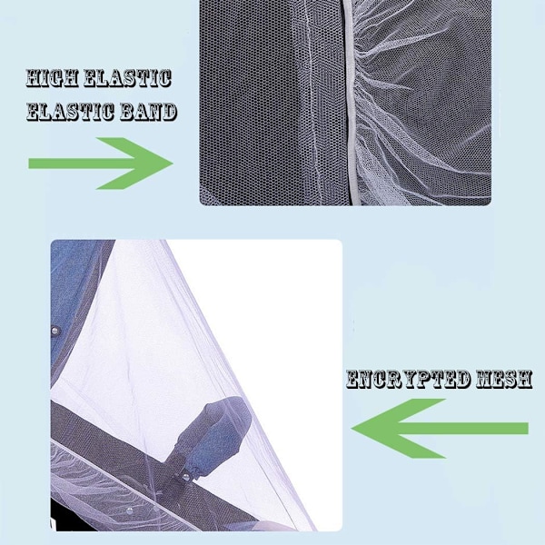 Myggnetting for barnevogn, universell myggnetting for barnevogn, reise seng