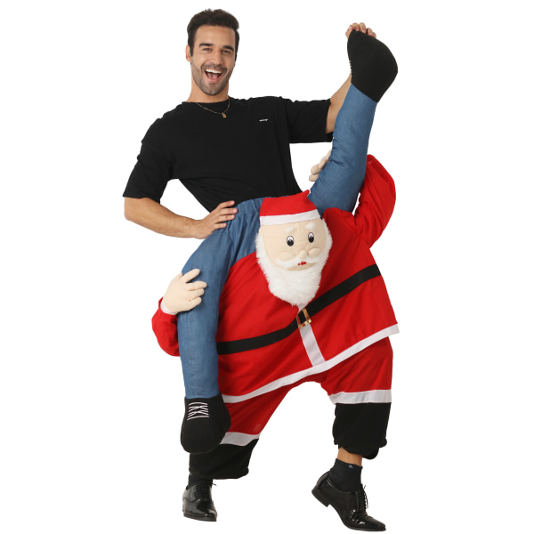Jul stil, jul djur bär byxor, vuxen tomten