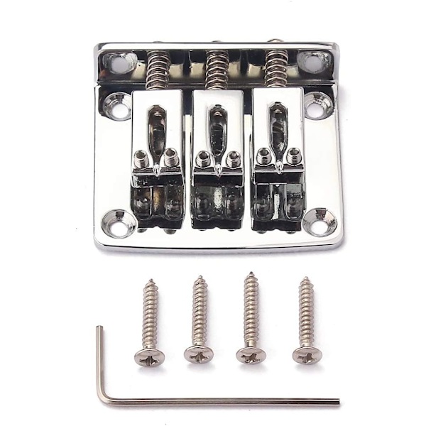 Elektrisk guitarbro, 3 strenge justerbar fast guitarbro f